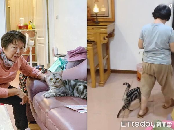 福寶和阿嬤感情很好,祖孫倆形影不離。